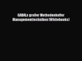 [PDF Herunterladen] GABALs großer Methodenkoffer Managementtechniken (Whitebooks) [Download]