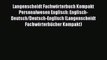 [PDF Herunterladen] Langenscheidt Fachwörterbuch Kompakt Personalwesen Englisch: Englisch-Deutsch/Deutsch-Englisch