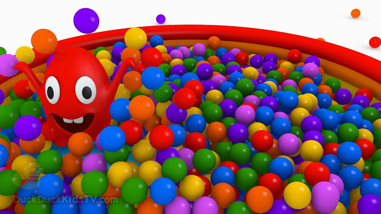 3D Color Ball Show for Kids Learn to Count Numbers 1 to 10 with Eggs