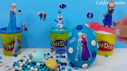 Play Doh Surprise Egg Dippin Dots Disney Frozen Elsa Anna Olaf