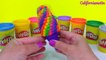 Play Doh Surprise Rainbow Ice Cream Dippin Dots Teletubbies Mickey Mouse Toy