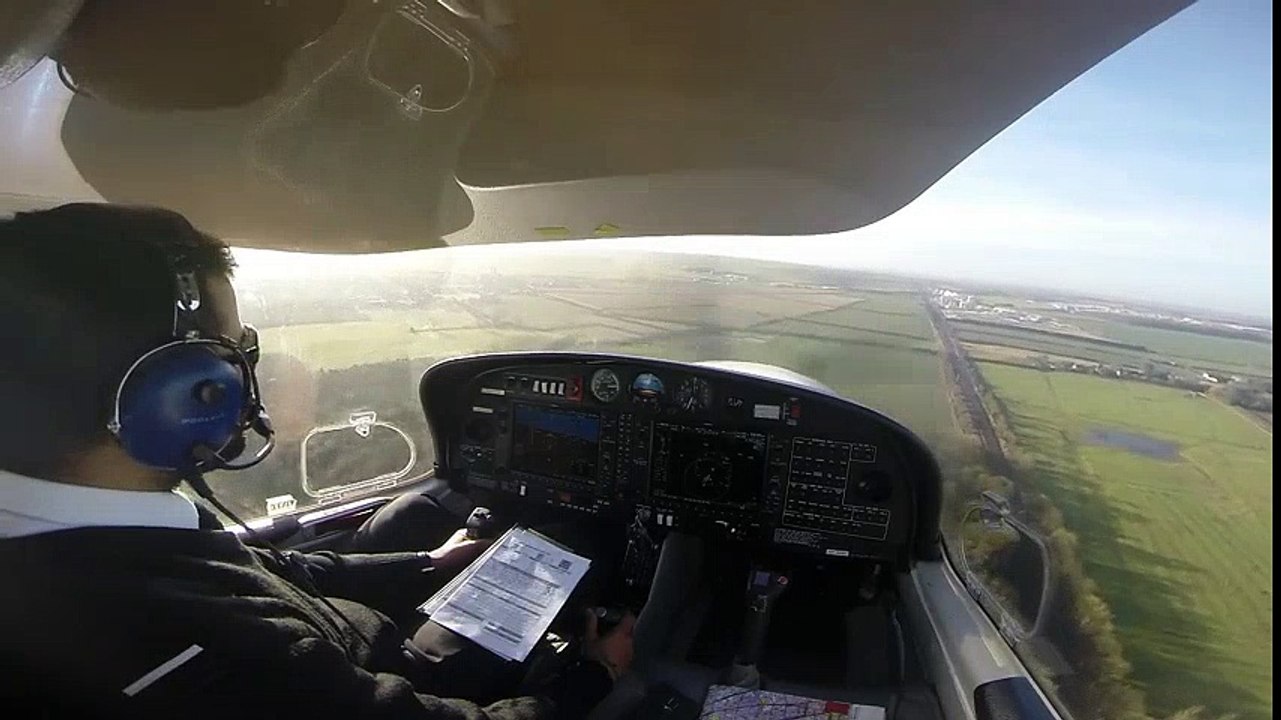 Crosswind landing at Humberside Airport  Crosswind Landing