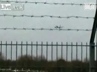 Airbus almost crashes during storm  Crosswind Landing