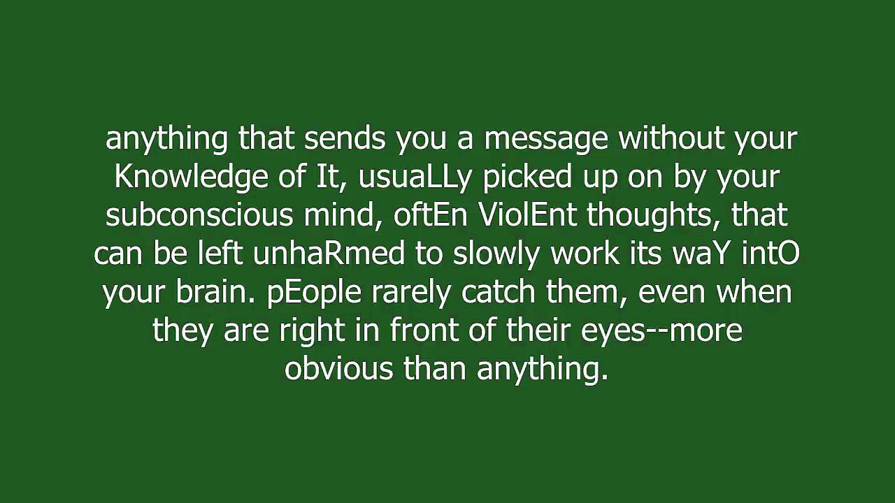 Subliminal Message meaning and pronunciation