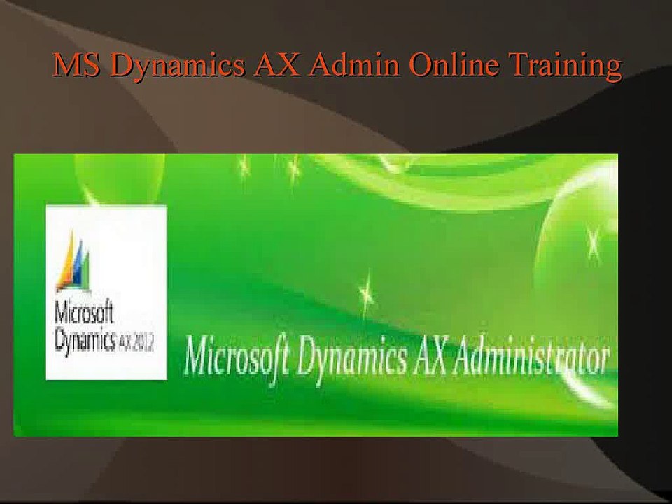 Microsoft_Dynamics_Ax_Administrator_Online_Training Dubai