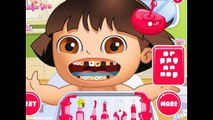 BABY DORA tooth problems ❤ Dora the explorer ❤ baby games # Play disney Games # Watch Cartoons