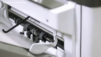 جهاز رائع يقوم بتدوير الورق المستهلك الى ورق جديد في 3 دقائق