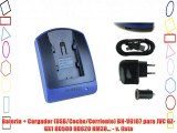 Bater?a   Cargador (USB/Coche/Corriente) BN-VG107 para JVC GZ-GX1 HD500 HD620 HM30... - v.