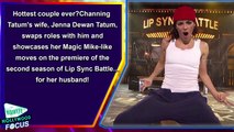 Channing Tatum Gets Lap Dance From Jenna on Lip Sync Battle
