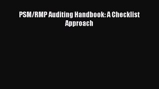 [PDF Download] PSM/RMP Auditing Handbook: A Checklist Approach [PDF] Full Ebook