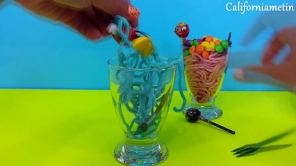 Candy Surprise Spaghetti Chupa Chups Skittles Mickey Mouse Pinypon