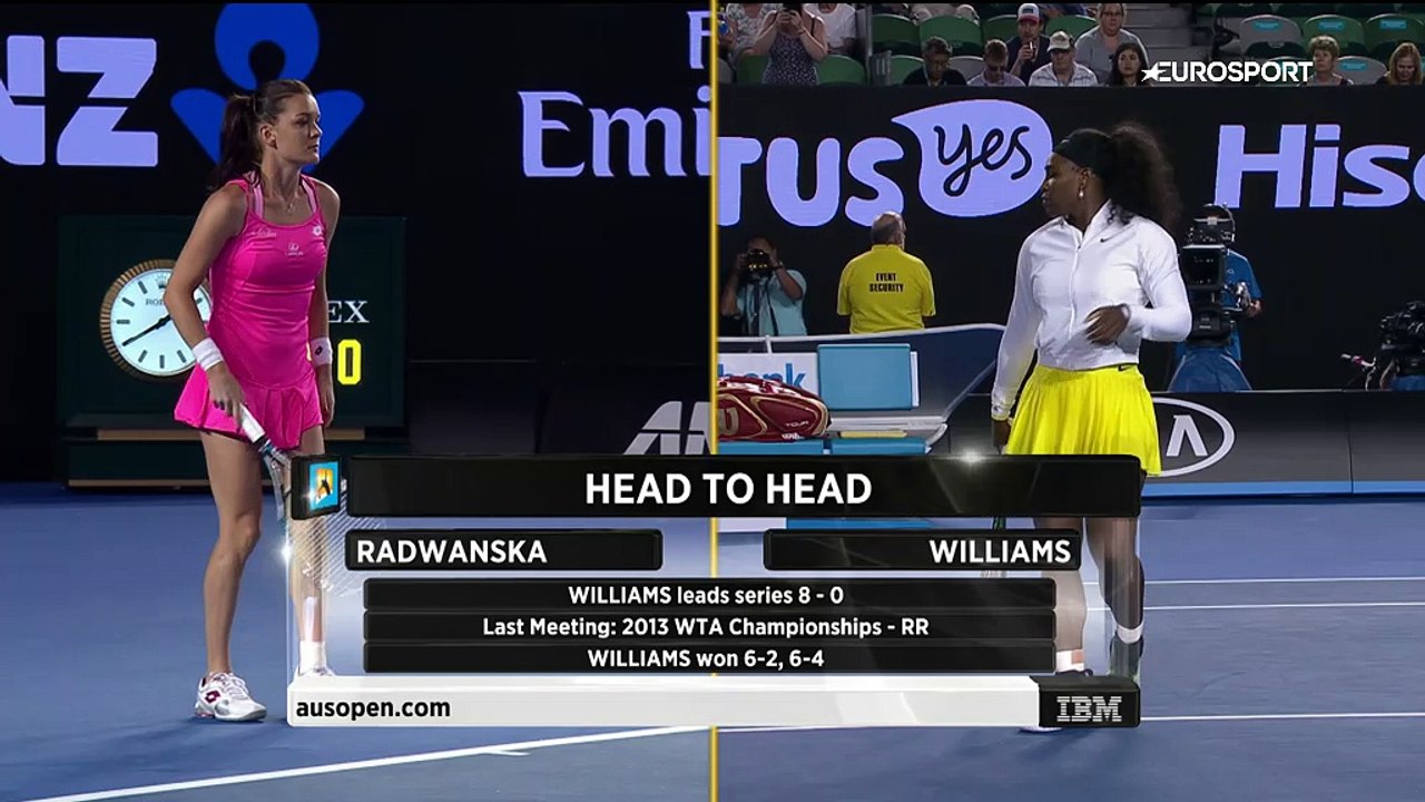 Highlights: Serena Williams v. Agnieszka Radwanska - Australian Open 2016 HD