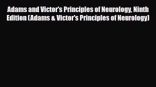 [PDF Download] Adams and Victor's Principles of Neurology Ninth Edition (Adams & Victor's Principles