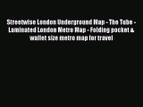Streetwise London Underground Map - The Tube - Laminated London Metro Map - Folding pocket