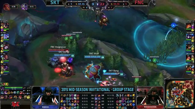 Sejuani Wall Bug in SKT vs FNC League of Legends