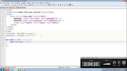 PHP Forum #5 - Login page #1