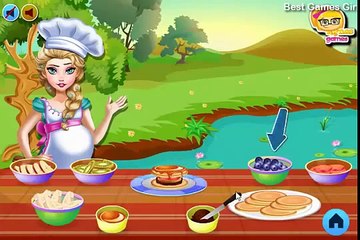 Disney Frozen Game - Pregnant Elsa Baking Pancakes Baby - Videos Games For Kids