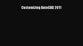 Customizing AutoCAD 2011  Free Books
