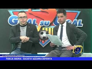 Andria |  Fidelis, società deferita