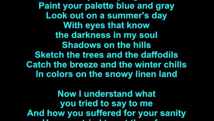 Don McLean – Vincent Lyrics