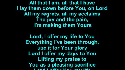 Don Moen – I Offer My Life Lyrics