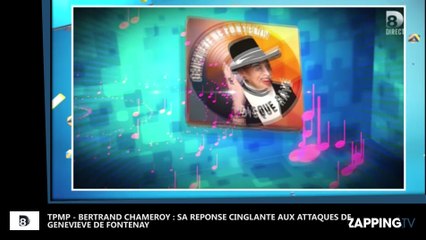 TPMP – Bertrand Chameroy : Sa réponse cinglante aux attaques de Geneviève de Fontenay (vidéo)