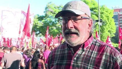 Marcha en Buenos Aires por liberación de líder social