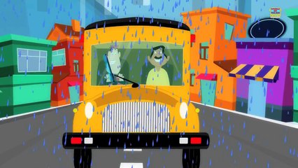 Wheels On The Bus Go Round And Round Nursery Rhyme | Kids And Childrens Song