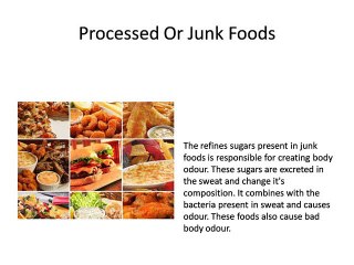 10 Foods That Cause Body Odour