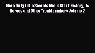 More Dirty Little Secrets About Black History Its Heroes and Other Troublemakers Volume 2 Read