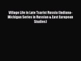 Village Life in Late Tsarist Russia (Indiana-Michigan Series in Russian & East European Studies)