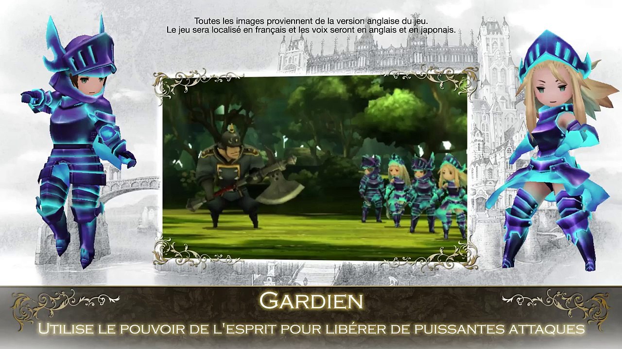 Bravely Second End Layer - Les classes : Trailer