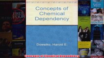 Download PDF  Concepts of Chemical Dependency FULL FREE