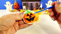 How To Make Halloween Play Doh Cupcakes Jack Skellington Frankenstein Jack-O-Lantern by DCTC