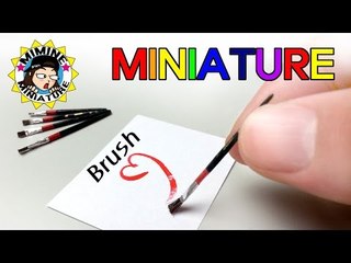 미니어쳐 붓 만들기 Miniature - Brush / 미미네미니어쳐