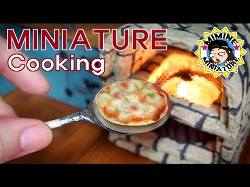 미니어쳐 진짜요리!! 화덕 피자★ (feat. 딩가) Miniature Cooking...