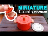 미니어쳐 법랑냄비 만들기 miniature - Enamel saucepan
