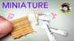 미니어쳐 김발 & 나무 젓가락 만들기 Miniature - Bamboo mat & wooden chopsticks / 미미네 미니어쳐