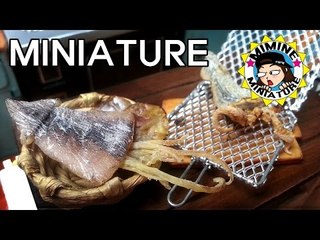미니어쳐 마른오징어 만들기 (진짜오징어) Miniature - Dried squid