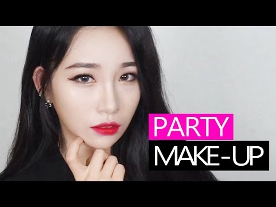 [뷰티DaDa] 연말에 많은 파티, 행사들! 어떻게 메이크업 해야 예쁠까?ㅣ쌍꺼풀 연말 파티 메이크업
