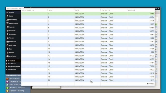 QuickBooks Desktop Square Integration