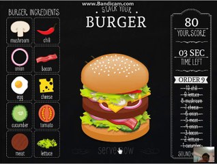 Games For Kids Burger Maker