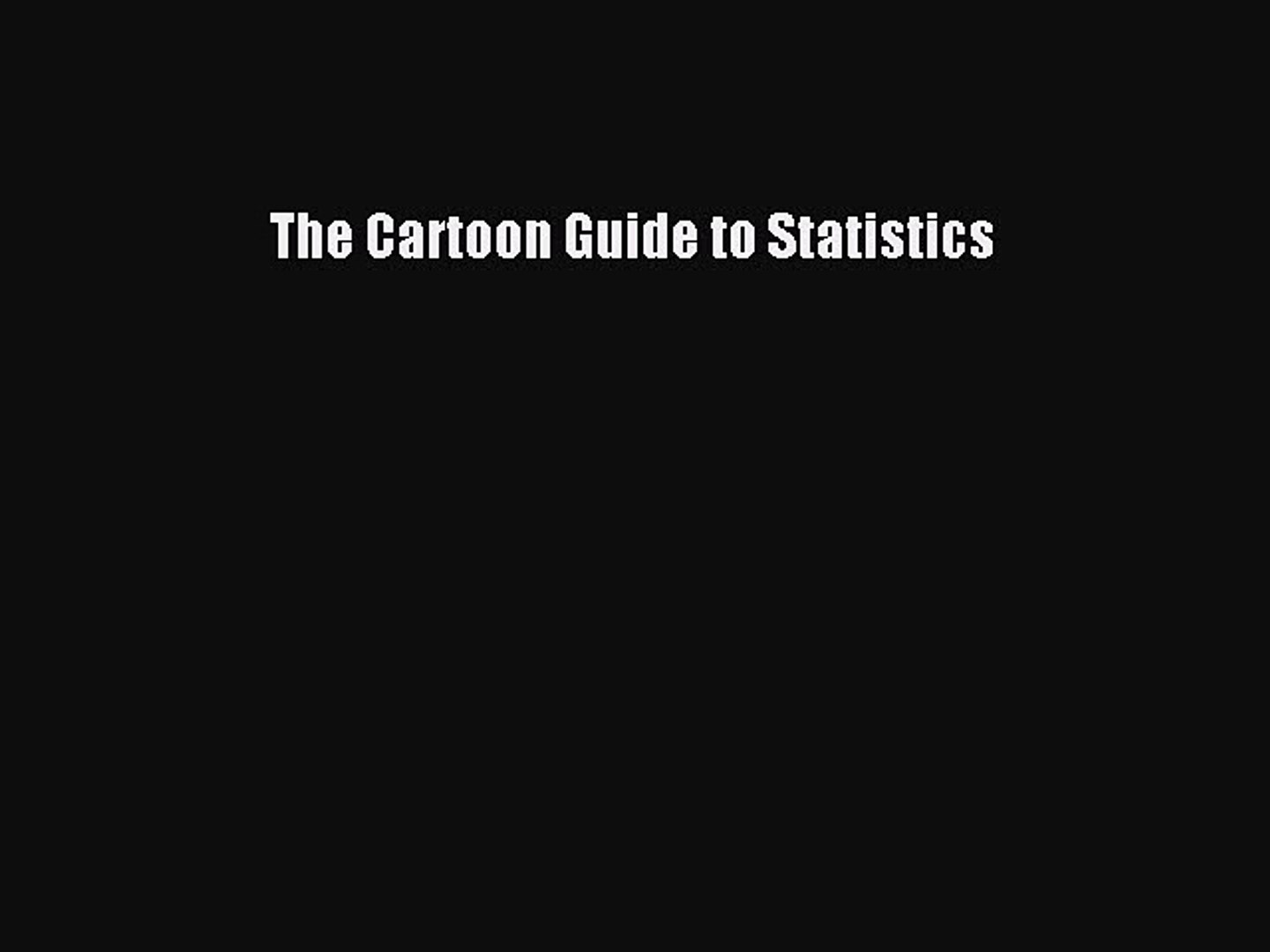 Pdf Download The Cartoon Guide To Statistics Pdf Video Dailymotion Please fill this form, we will try to respond as soon as possible. dailymotion