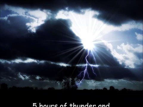 Relaxing Rain & Thunder(4 Hours) Rain Sounds Deep Sleep Relaxation Meditation