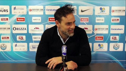 Conférence d'avant match Ajaccio : Marco Simone