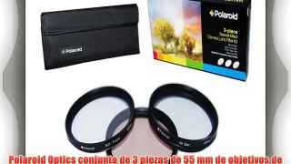 Polaroid Optics conjunto de 3 piezas de 55 mm de objetivos de efectos especiales de c?mara/videoc?mara