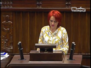 Poseł Bernadeta Krynicka - Wystąpienie z dnia 13 stycznia 2016 roku.