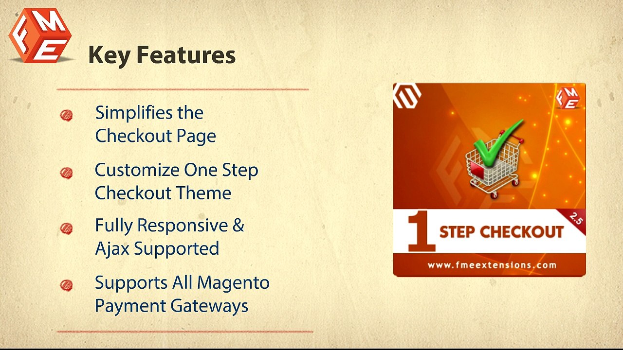 FME One Page Checkout Magento Extension