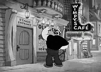Popeye the Sailor -- Morning, Noon and Night Club