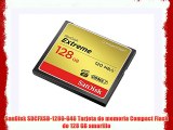 SanDisk SDCFXSB-128G-G46 Tarjeta de memoria Compact Flash de 128 GB amarillo